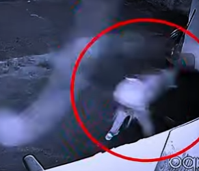 D2512003 Ladrón Entra Dos Pitbulls Lo Hacen Volar! (Part 2)