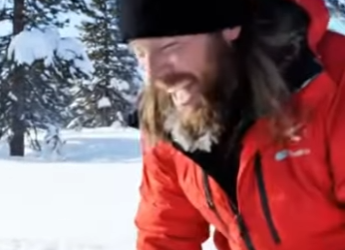 P0701004 pup discovered snow today face planted right into it (Part 2)