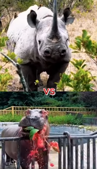 N0901006 Rinoceronte vs Hipopótamo! (Parte 2)