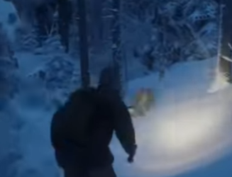 P0501006 snow leopard is blocking my path,seemingly saking help (Part 2)