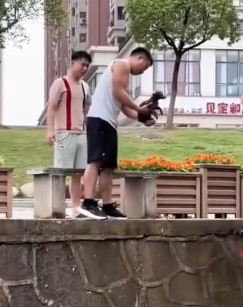 R1002014 drowning puppy was rescued by kind hearted people (Part 2)