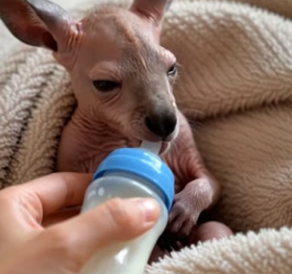 H1304004 mother kangaroo gave me her frozen baby (Part 2)