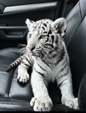 V2504011 Kind man saved white tiger cub, being attacked by wolf then (Part 2)