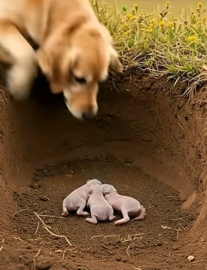 M2704010 Kind Golden Retriever Rescue Mother Rabbit (Part 2)