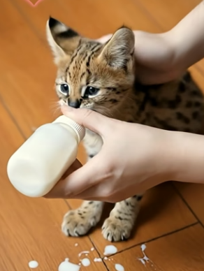 V2905017 This orphan serval was found in the wild. Now she’s my best friend (Part 2)