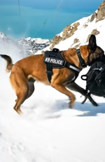 Y1105015 Brave K9 Dog Rescued Woman Dangerous Ski Lift Incident (Part 2)