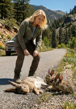 Y1105016 mother rabbit was found collapsed by roadside, too sick to move…(Part 2)