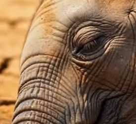 A1805001 A Mother Elephant’s Love_ Saving Her Fallen Calf in the Burning Desert (Part 2)