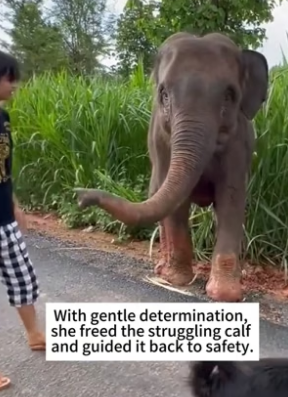 H2405007 Elephant Remembers❤️Rescued Elephant Runs Back to Her Human Mom… Every Year (Part 2)