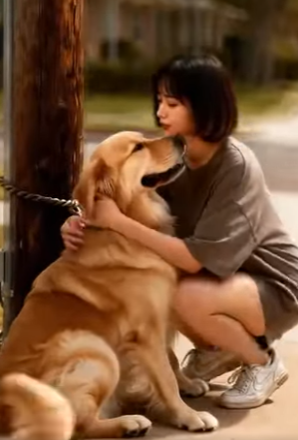 Y2805009 The Golden Retriever Was Drenched in the Rain—Until a Kind Woman Rescued Him 🐶💛🌧️ (Part 2)