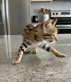 V0405024 Serval kitten lost its mother, wandered onto the road and then…(Part 2)