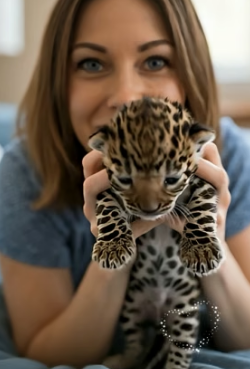 V0405022 He discovered a tiny leopard cub hidden under firewood and then…(Part 2)