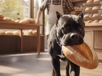 Y3004005 Family Guardian Dog Steals Bread Bread of (Part 2)