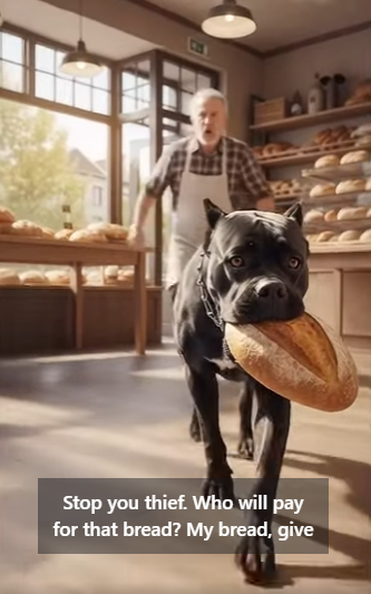 Y3004005 Family Guardian Dog Steals Bread Bread of (Part 2)