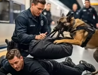 Y3004015 Police K9 Saves Passengers at Railway Station Rescue (Part 2)