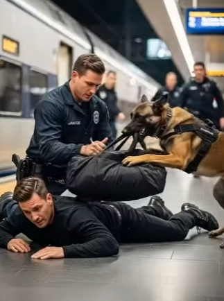 Y3004015 Police K9 Saves Passengers at Railway Station Rescue (Part 2)
