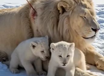 Y3004018 tiny small cub saves his father help of human (Part 2)
