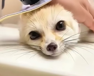 W3005003 This family found a fennec fox suffering from heatstroke and helped the tiny desert baby survive (Part 2)