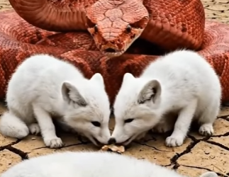 Y0906012 Crow And Snake Saved The Fox Cubs From Hyneus (Part 2)