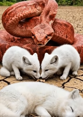 Y0906012 Crow And Snake Saved The Fox Cubs From Hyneus (Part 2)