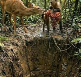 Y1304010 Old Man Saved The Fawn From well (Part 2)