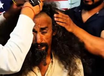 X1306005 Very Inocent Mute Man Incredible Haircut Transformation Rescued Form Old area (Part 2)